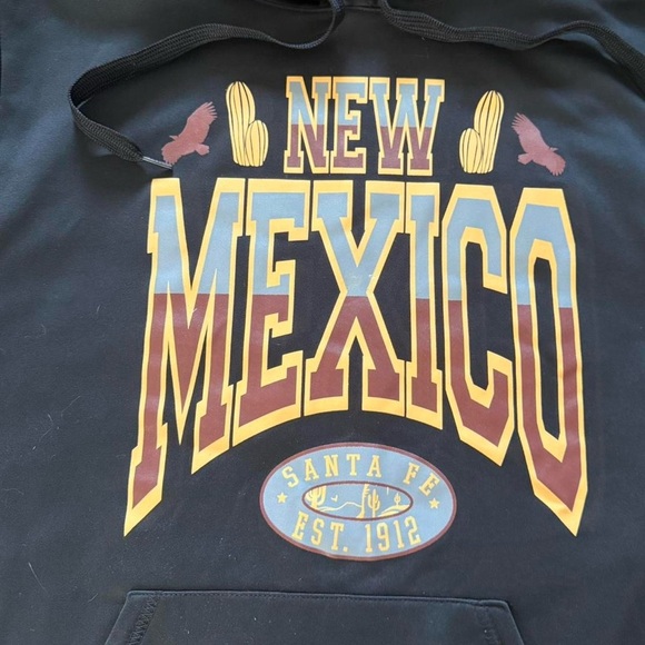 New Mexico Black Hoodie - Picture 3 of 7